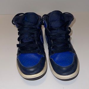 Kids Navy Jordan 1 Sz13